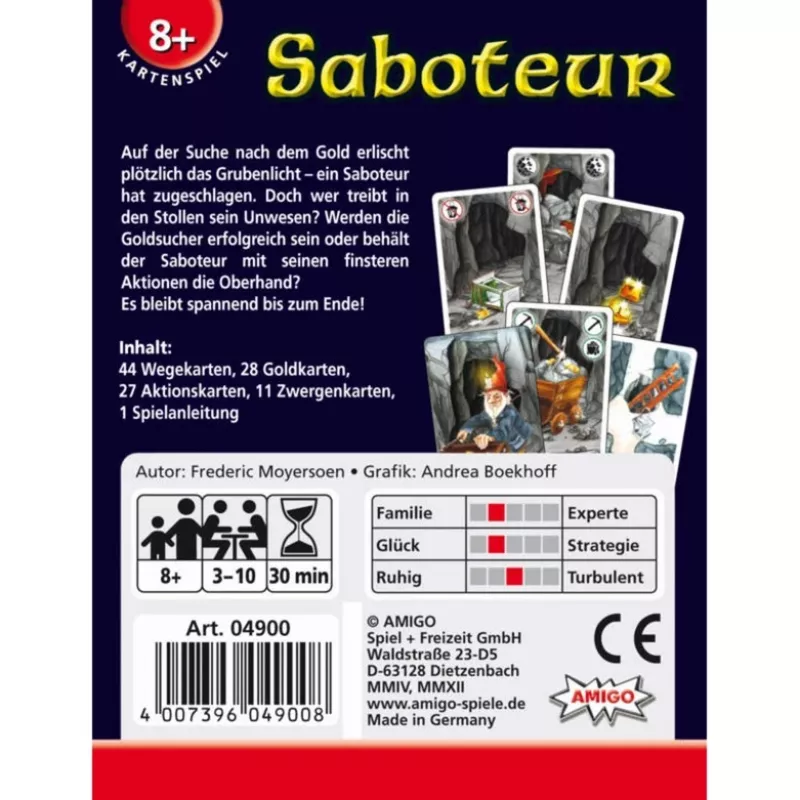 Amigo 04900 lauamäng Saboteur 30 min