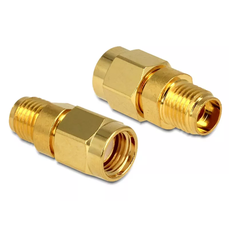 DeLOCK - RF-adapter - RP-SMA (M) - SMA-le (N) (88728)