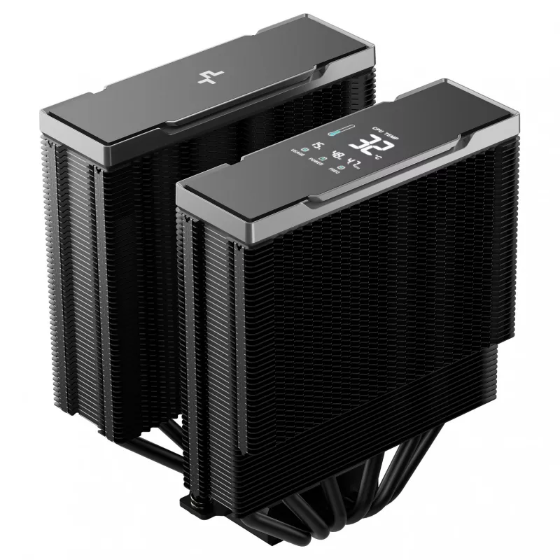 Protsessori õhkjahuti DeepCool AK620 G2 Digital NYX, 120 mm ventilaator, max õhurõhk 2,78 mmH2O, 144×127×159 mm, must