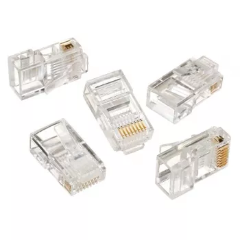 Modulaarpistik 8P8C tahke LAN-kaabli jaoks CAT5, UTP, 10 tk kotis