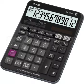 Casio DJ-120D Plus - lauamakalkulaator - 12 numbrikohta - päikesepaneel, aku (DJ-120DPLUS)