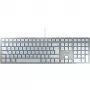 CHERRY KC 6000 õhuke FOR MAC klaviatuur Office USB QWERTZ German Silver