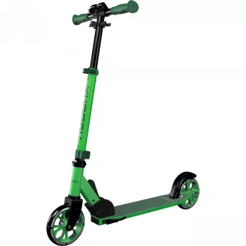 Tõukeratas HUDORA UP 145 Junior — roheline/must, reguleeritav T-latt, 145 mm rattad