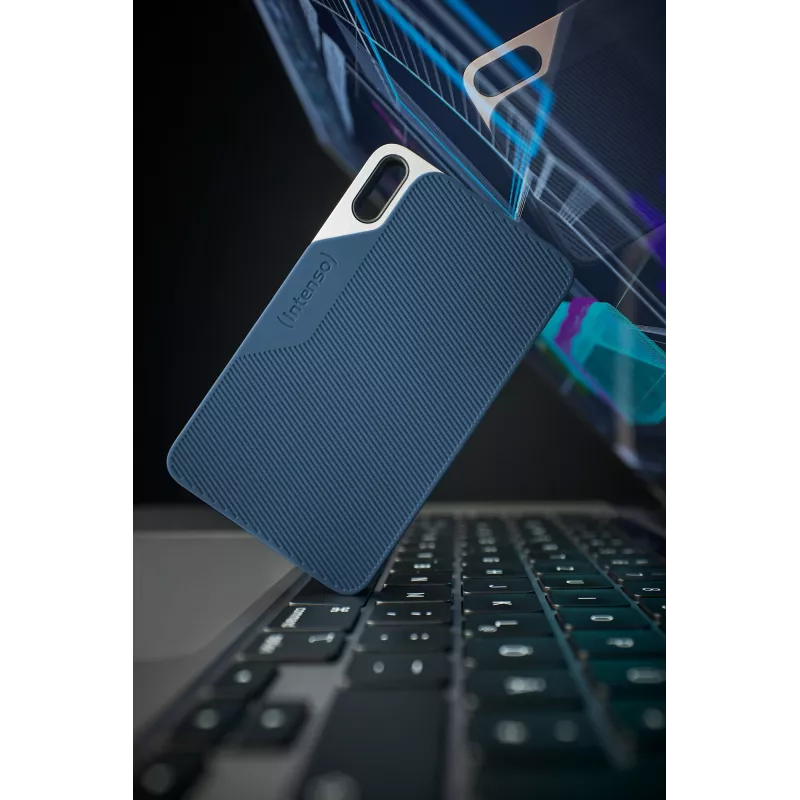 SSD-ketas Intenso 250 GB USB USB-C 3.2 Gen 1 sinine-hall