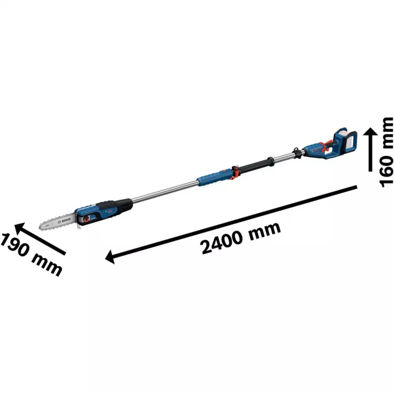 Oksasaag Bosch GKE 18V-25 TP — 25 cm lõikepikkus, juhtmeta 18V (06008D6000)