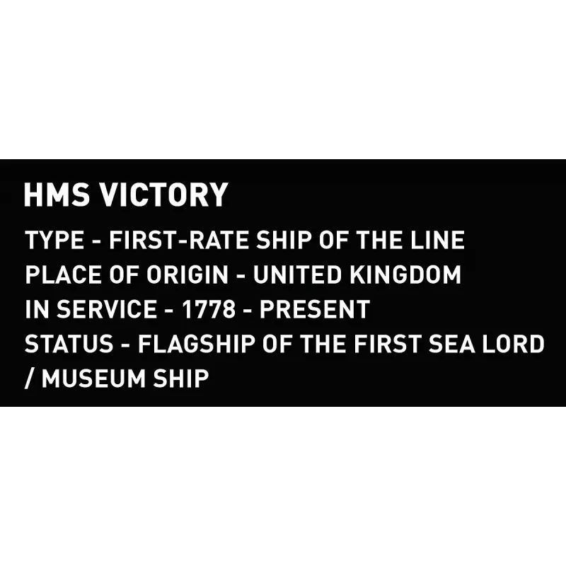 Ehituskomplekt Cobi HMS Victory — 2517 tükki, detailne ajalooline purjelaeva mudel