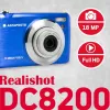 Agfa Photo DC8200 Sinine + Ümbris + SD-kaart 16GB