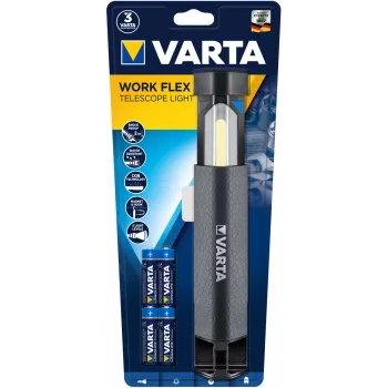 LED-töövalgusti Varta Work Flex Must 250 lm IPX4