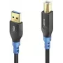 USB-kaabel PureLink FI-U200-020 2 m USB A USB B Must Sinine