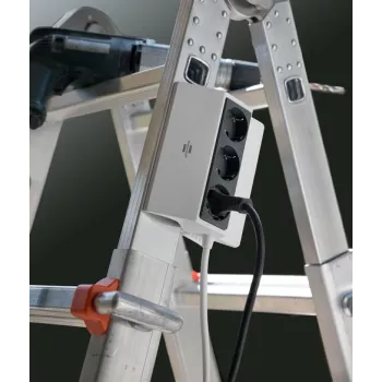 Brennenstuhl 1150070, 3 m, 3 vahelduvvooluväljundit, siseruumidesse, IP20, antratsiit, valge, 16 A