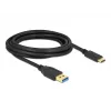 USB-kaabel DeLOCK SuperSpeed USB 3.2 Gen 2 Type-A to USB-C 3 m