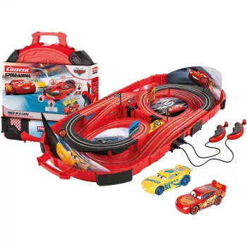 Racetrack CARRERA Speed Arena Disney Pixar Cars — slotiautode mängukomplekt