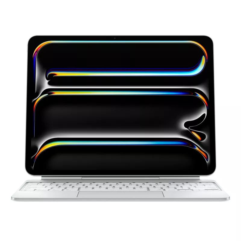 Apple Magic klaviatuur iPad Pro 13-tollisele M4-le saksa valge QWERTZ puuteplaat