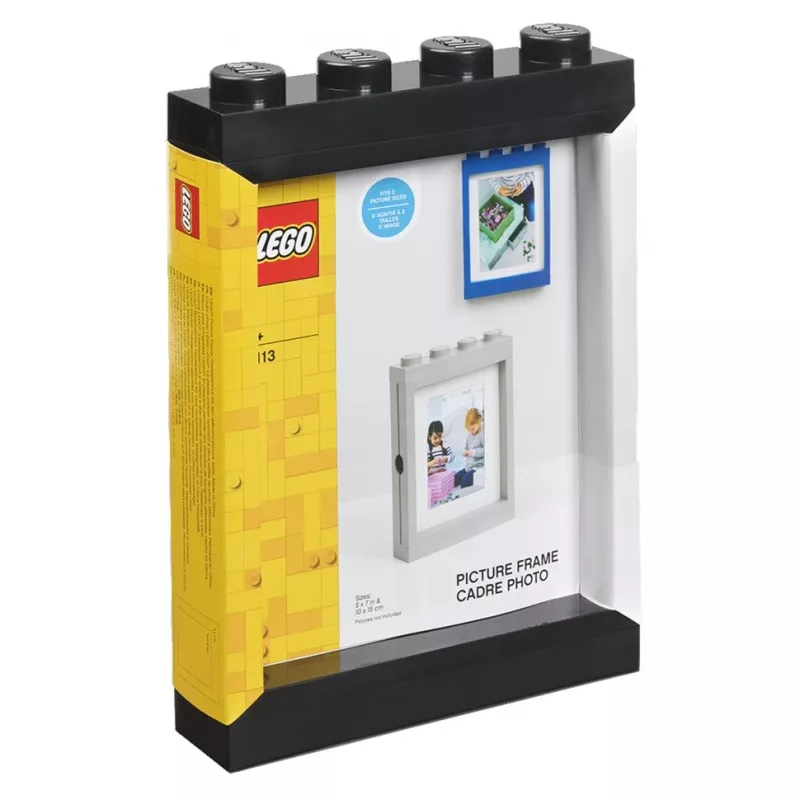 Room Copenhagen LEGO pildiraam Must — ühildub LEGO minifiguuride vitriiniga