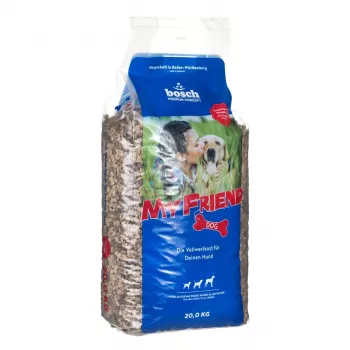 Kuiv koeratoit Bosch MY FRIEND, linnuliha, 20 kg kott, täiskasvanud keskmistele tõugudele (11–25 kg), valk 20%, rasv 7%