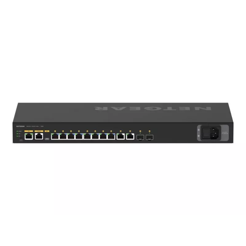 NETGEAR M4250-10G2XF-PoE+ hallatav L2/L3 Gigabit Ethernet (10/100/1000) toitega Etherneti kaudu (PoE) 1U must