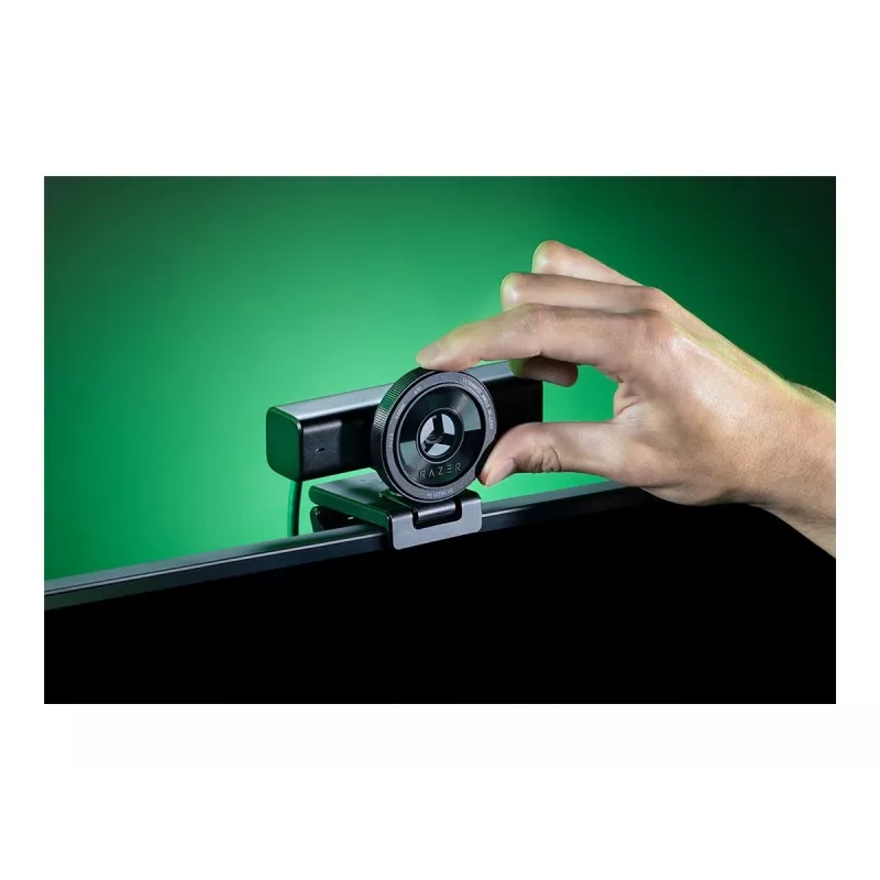 Razer | Veebikaamera | Kiyo V2 | MJPEG kuni 4K 30 FPS, 1080p 60 FPS, YUY2 kuni 4K 15 FPS, 1080p 60 FPS, NV12 kuni 4K 20 FPS, 1080p 60 FPS