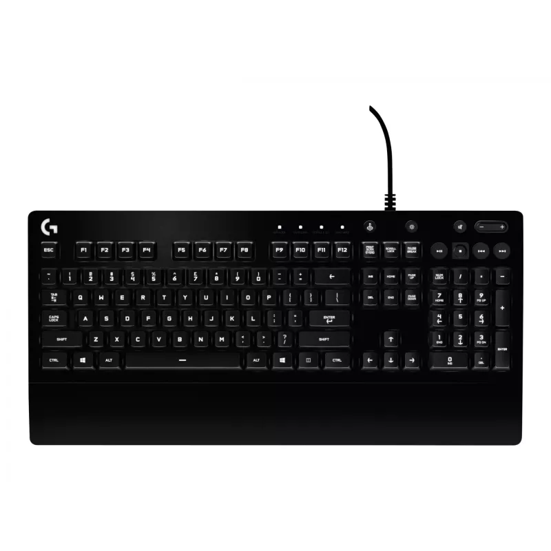Mänguriklaviatuur Logitech G G213 Prodigy RGB LED täissuuruses juhtmega