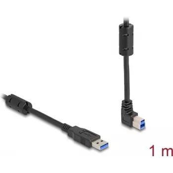DeLOCK USB-kaabel Type-A-pistik Type-B isasele 90° nurga all 1 m