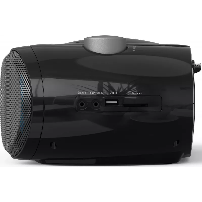 Kaasaskantav Bluetooth-boombox SENCOR SPT4710B — 20 W koguvõimsus, Bluetooth 5.3, CD/USB/FM, aku- või voolutoide