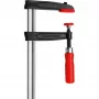 F-kujuline klamber Bessey TPN20B6BE — 20 cm ava, alumiiniumkorpus, mustad ja punased osad