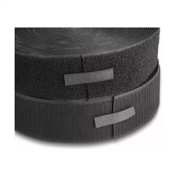 DeLOCK tugev haak-ja-aasaline teip 25m x 50mm must