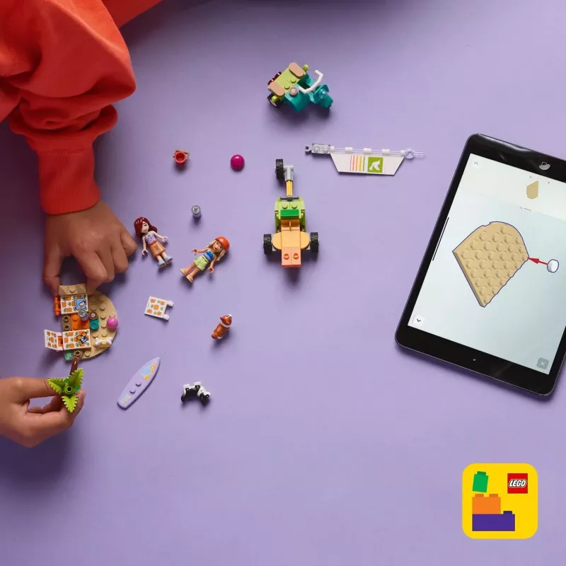 LEGO FRIENDS 42641 Surfikoerad ja tõukeratta seiklus