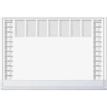 Lauaalus Sigel H6366 paberist hall/valge, paber, 595×410 mm, FSC
