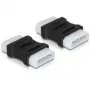 Kaabli soovahetaja DeLOCK 65044 4-pin Molex Must