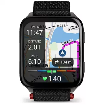 Nutikell GARMIN Venu X1 — 2-tolline AMOLED, GPS/GLONASS/Galileo, 5 ATM, 11-päevane aku, must silikoonrihm