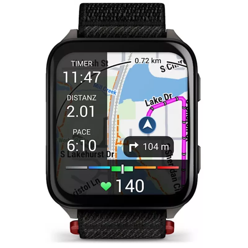 Nutikell GARMIN Venu X1 — 2-tolline AMOLED, GPS/GLONASS/Galileo, 5 ATM, 11-päevane aku, must silikoonrihm