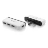 Belkin USB 2.0 4-Port Travel Hub, hõbedane, F4U021bt