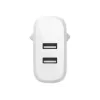 Belkin BOOST CHARGE - Toiteplokk - 24 W - QC 3.0 - 2 väljundporti (USB) - Valge (WCB002VFWH)