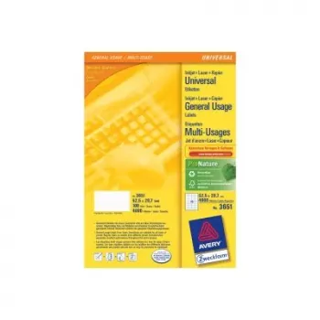 Avery Zweckform 3651 universaalsed sildid 52,5 x 29,7 mm 100 lehte valged