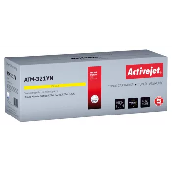 Activejet ATM-321YN tooner (asendab Konica Minolta TN321Y; Supreme; 25 000 lehekülge; kollane)