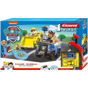Võidusõiduauto ja mängurada CARRERA 20063035 — PAW Patrol 'On the Double', mitmevärviline, alates 3. eluaastast