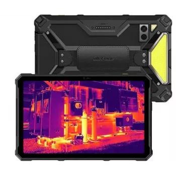 Tahvelarvuti UleFone Armor Pad 4 Ultra — 10,1-tolline ekraan, 5G, termokaamera, 8 GB muutmälu, 256 GB salvestusruumi, Android, must