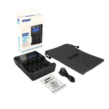 XTAR VC4 majapidamispataljade akulaadija USB