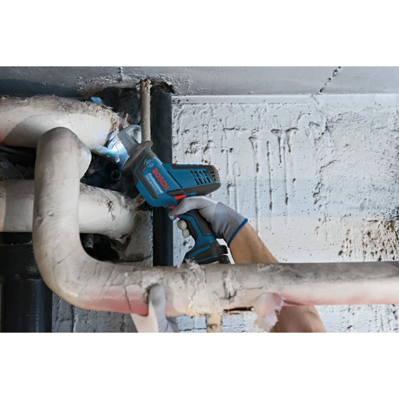 Bosch GSA 18 V-LI C Professional Must, Sinine, Punane