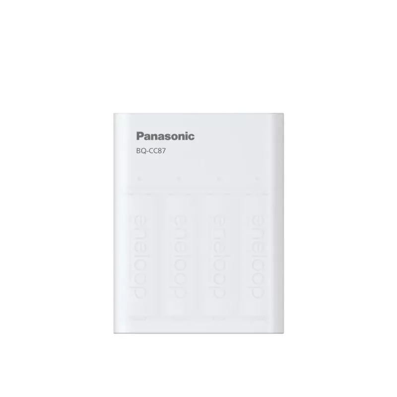 USB-akulaadija PANASONIC Eneloop Smartplus BQ-CC87 + 4x AA 2000 mAh (K-KJ87MCD40USB)