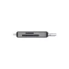 SD-kaardilugeja 3in1, USB-C + USB-A 2.0 + Micro USB