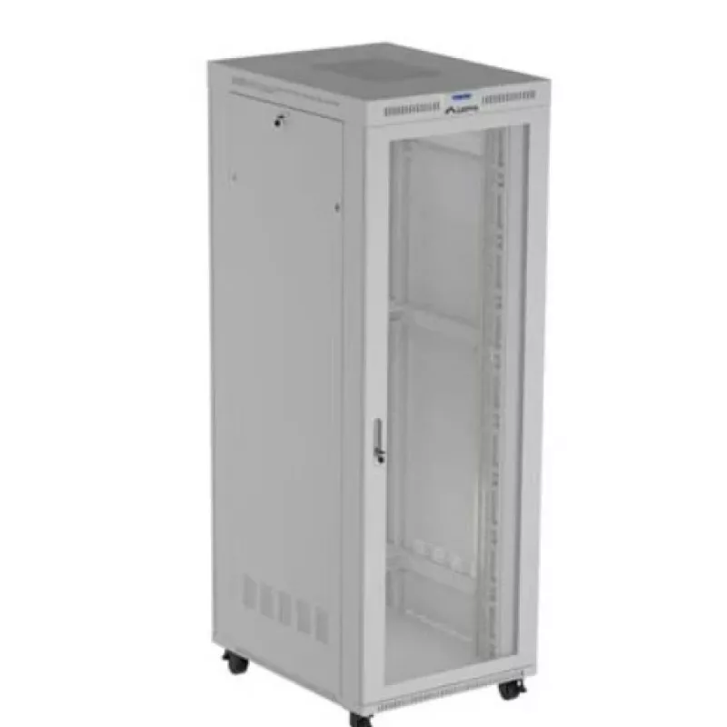 19-tolline püstikkapp LANBERG FF01-8047-23SL 47U 800x1200 mm Hall Perforeeritud uksed