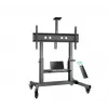 ONKRON TS1991E-B mobiilne põrandaalus telerile 55–100 tolli, must, kõrgus 1100–1600 mm, 130 kg, VESA kuni 1000×600