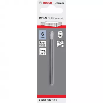 Plaadipuur Bosch CYL-9 Ceramic 6 mm 80 mm