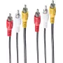 Video kaabli adapter ShiverPeaks BS90024 2m 3xRCA