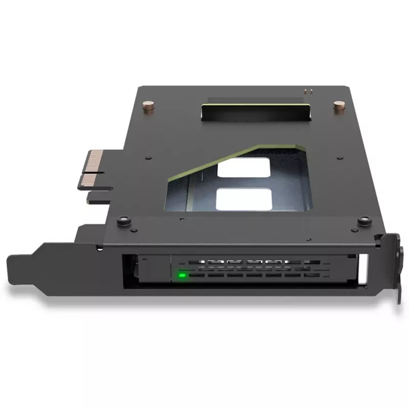 ICY Dock ToughArmor MB111VP-B - mobiilne mälu raam - and2 / and3 SSD Mobiilraam - 2.5 (6,4 cm) - NVMe - PCIe 4,0 x4 - Must (MB111VP-B)