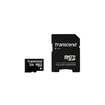 Flash Card Transcend 2GB MicroSD TS2GUSD
