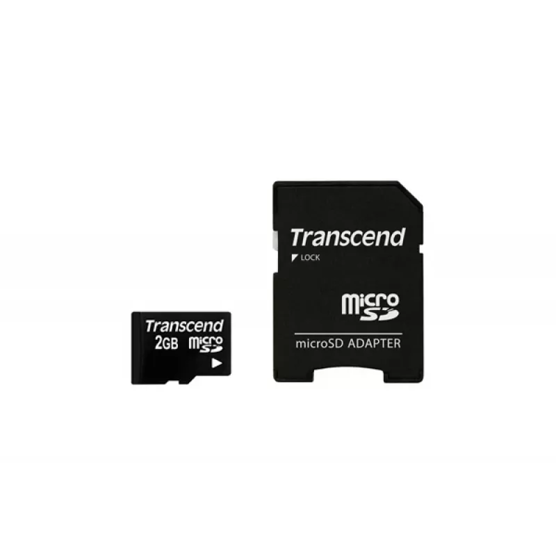 Flash Card Transcend 2GB MicroSD TS2GUSD