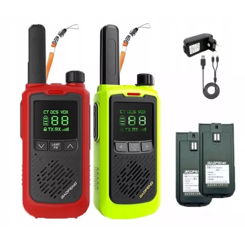 Käsijaam raadio Baofeng BF-T17 roheline — 16 kanalit, 5 W, 400–470 MHz, 1500 mAh aku