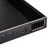 PC-korpus Akasa Plato X7D väikese kujuteguriga must